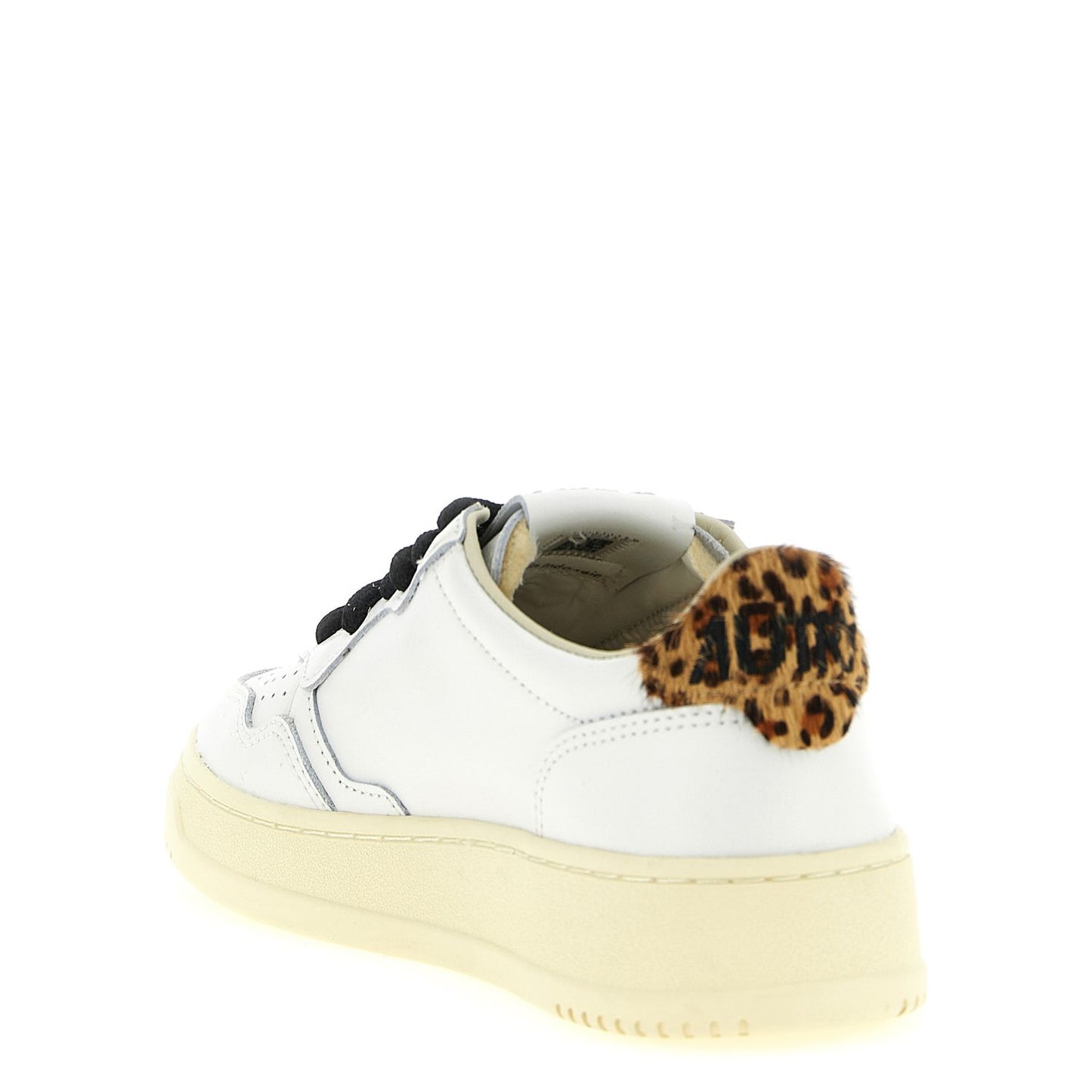 Autry Brown Cowhide Low Top Sneakers