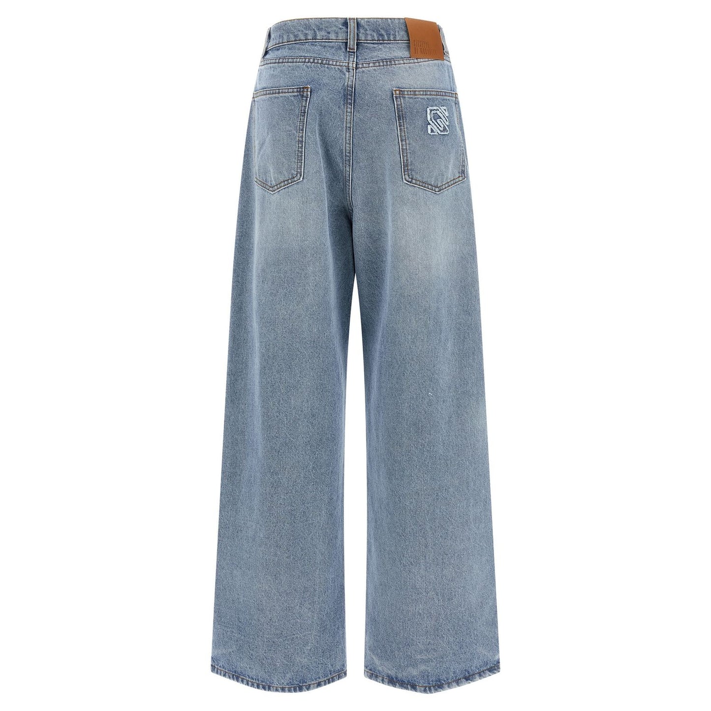 Giuseppe Di Morabito Blue Cotton Jeans Denim