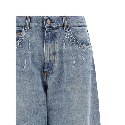 Giuseppe Di Morabito Blue Cotton Jeans Denim