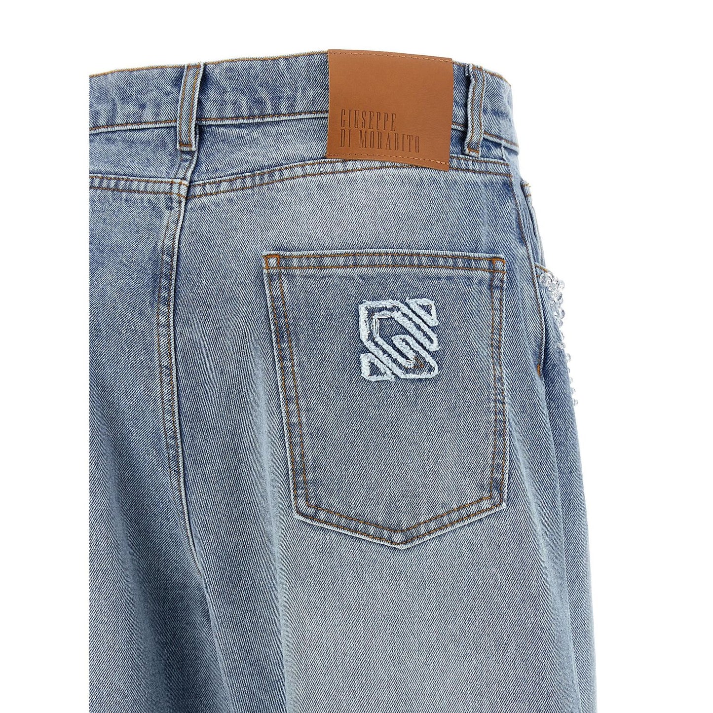 Giuseppe Di Morabito Blue Cotton Jeans Denim