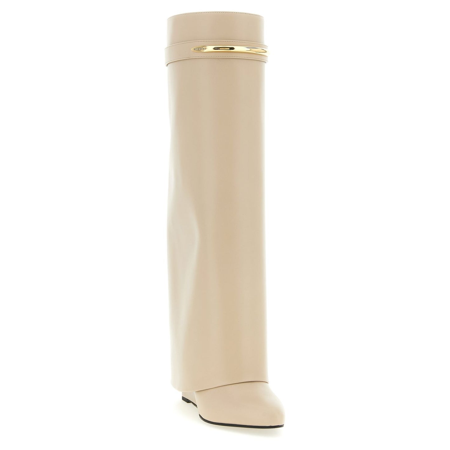 Givenchy Beige Calfskin Over The Knee