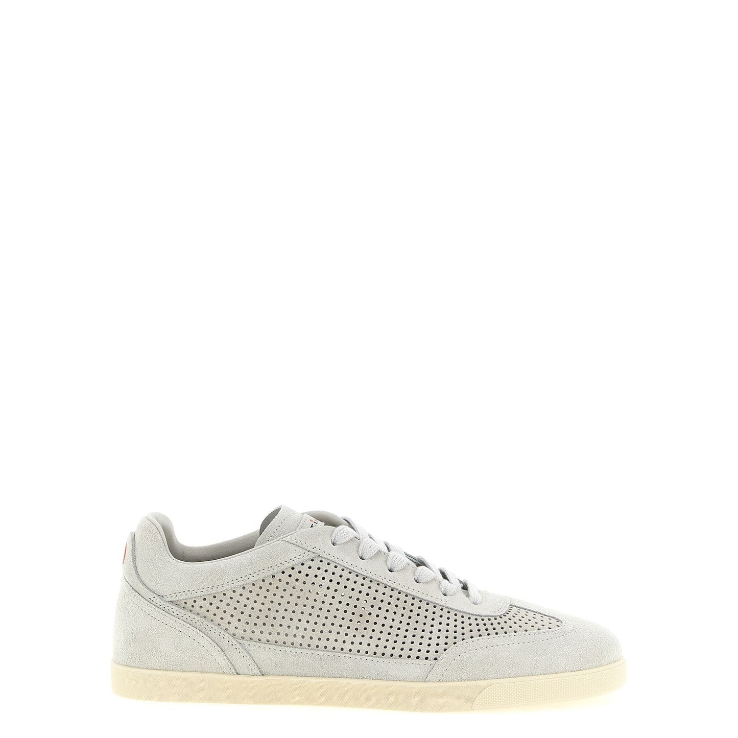Kiton Gray Calfskin Low Top Sneakers