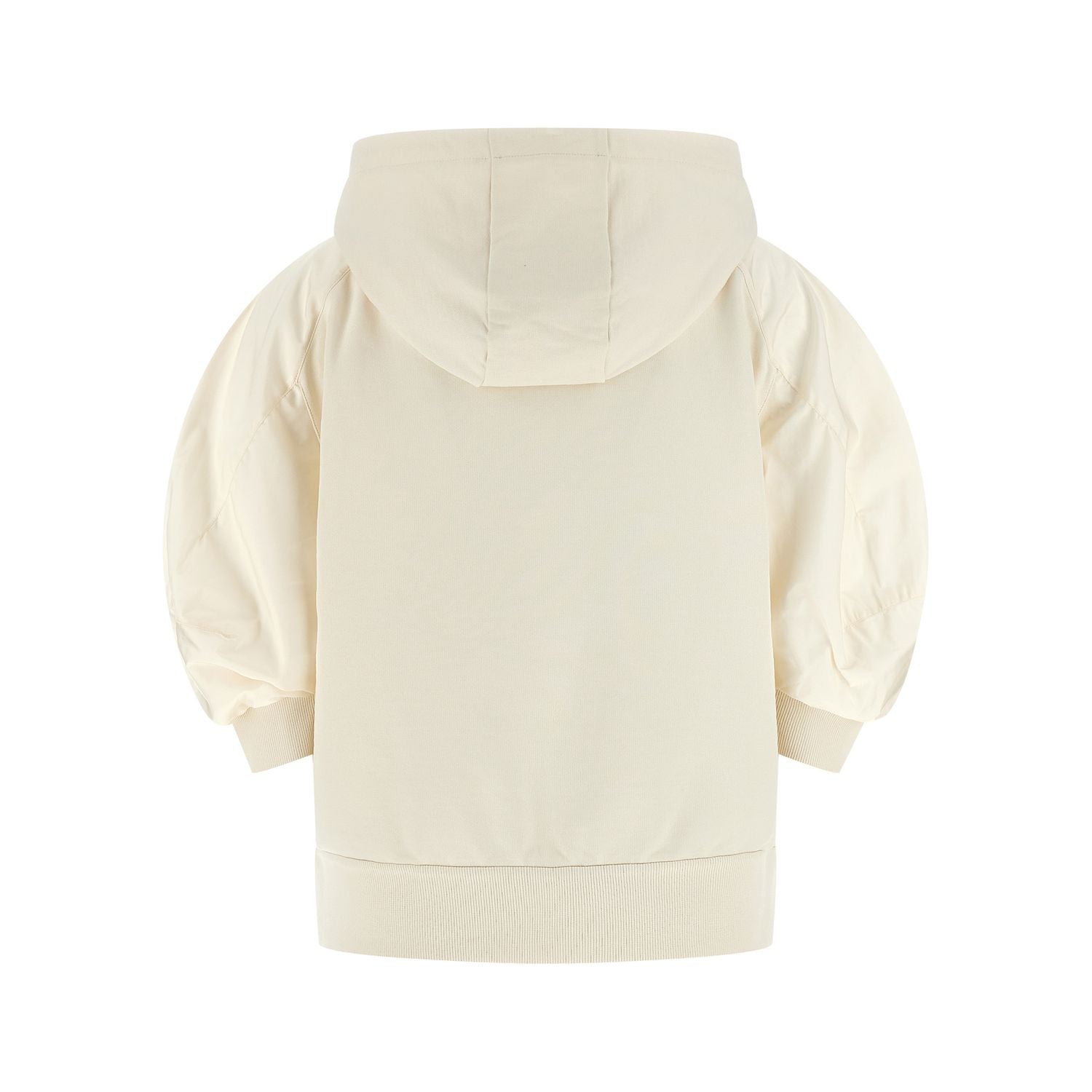 Moncler White Cotton Hoodie