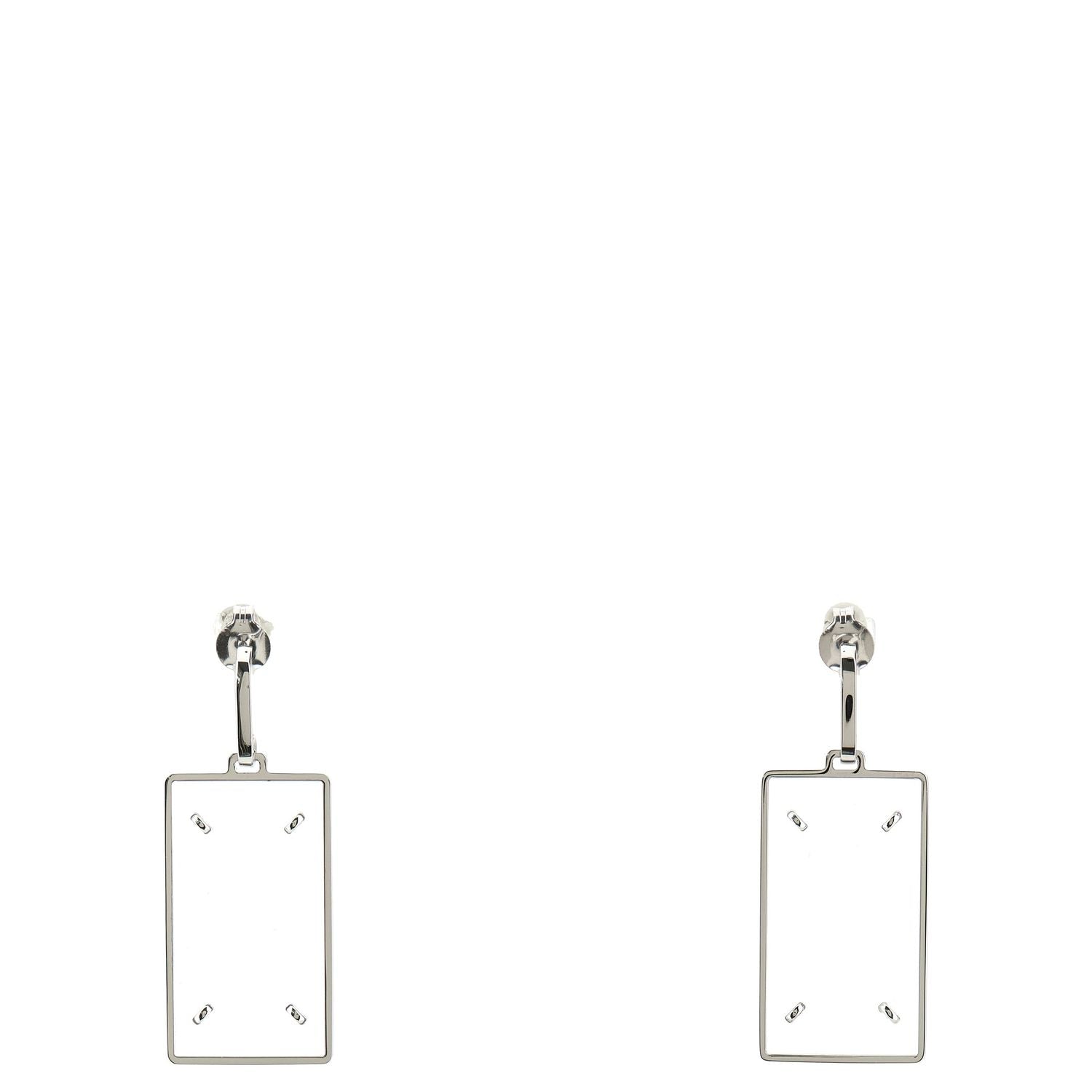 Maison Margiela Silver Brass Earrings