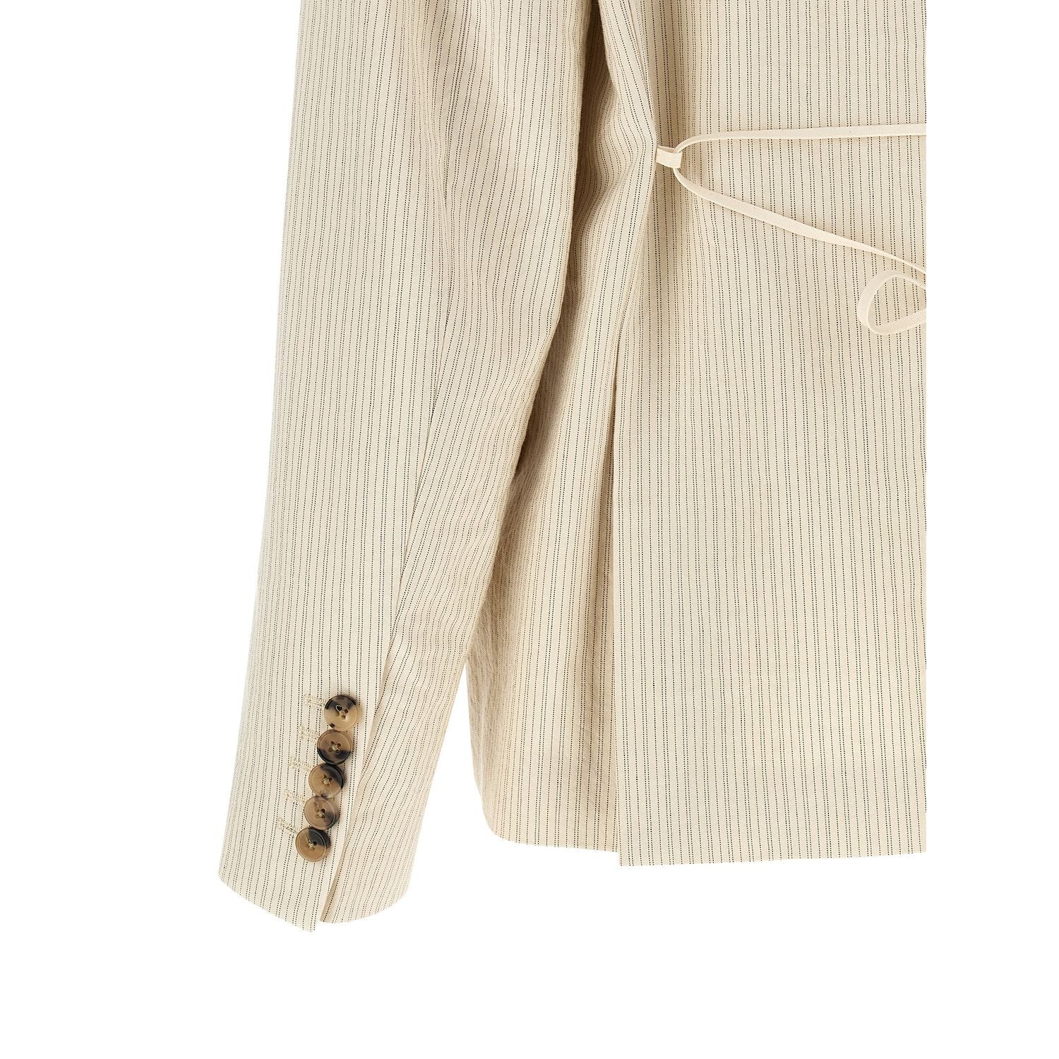 Dries Van Noten Beige Cotton Blazer