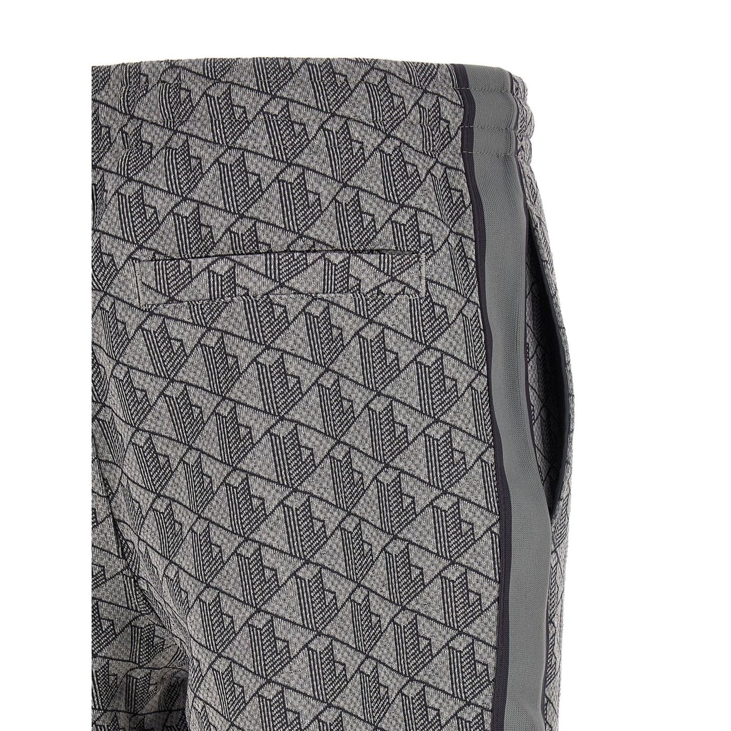 Lacoste Gray Polyester Joggers (Workout Pants)