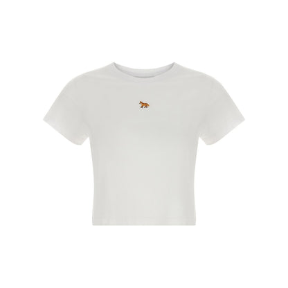 Maison Kitsuné White Cotton T-Shirt