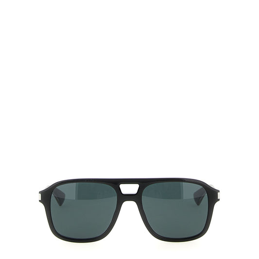 Saint Laurent Black Acetate Sunglasses