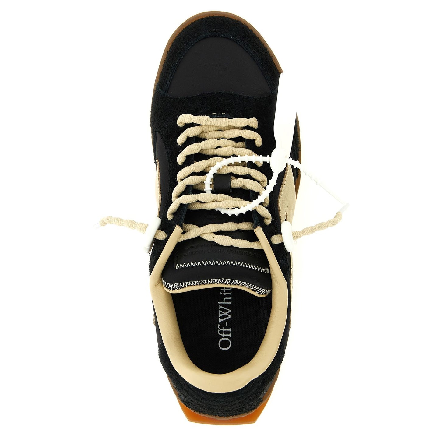 Off-White Black Nylon Athletic Sneakers