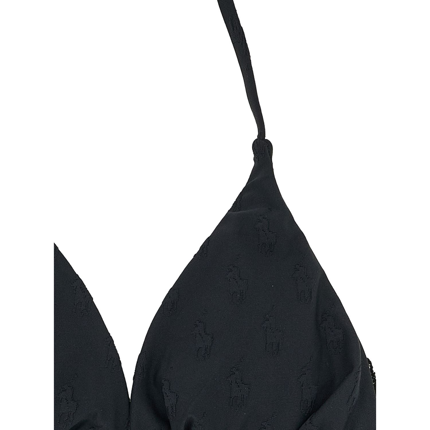 Polo Ralph Lauren Black Recycled Polyester Bikini