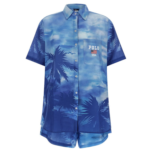 Polo Ralph Lauren Blue Cotton Shirt