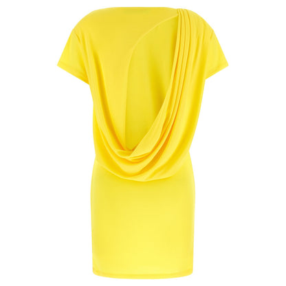 Jacquemus Bicolor Viscose Short Dress