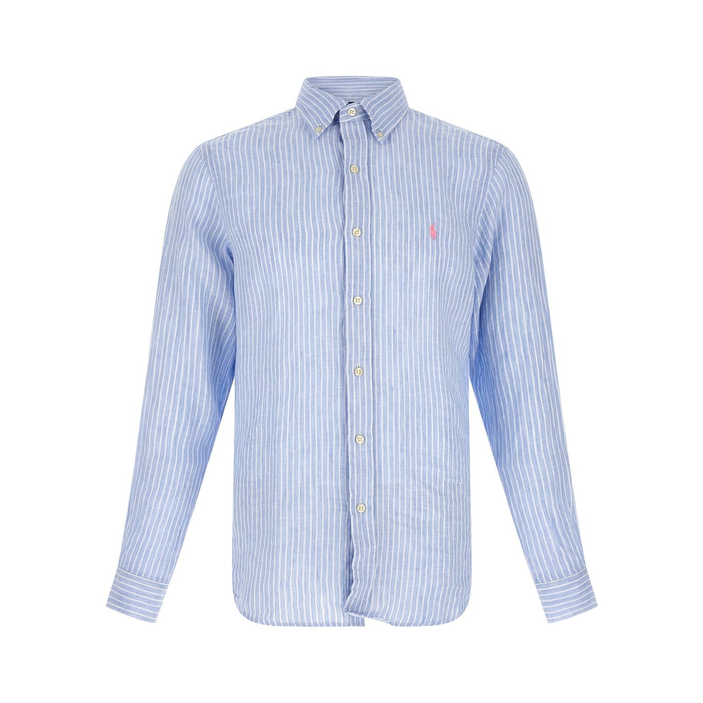 Polo Ralph Lauren Blue Linen Blouse