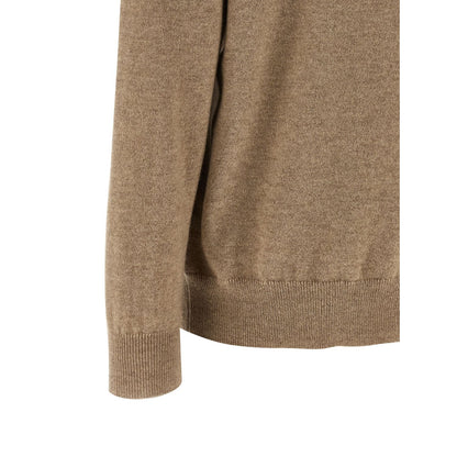 Brunello Cucinelli Beige Cashmere Cardigan