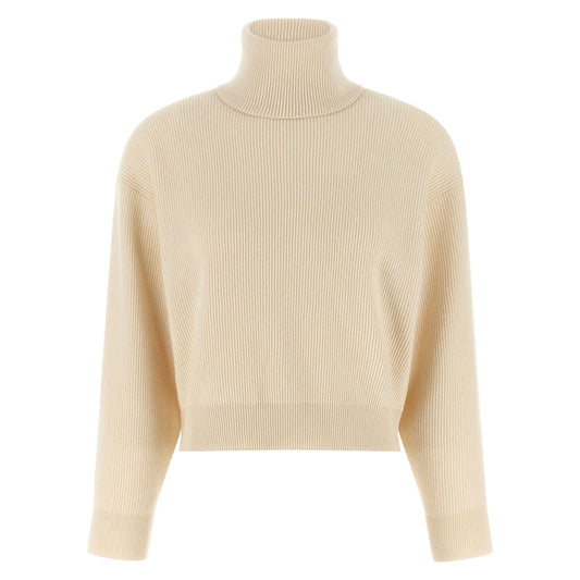 Brunello Cucinelli White Virgin Wool Cardigan