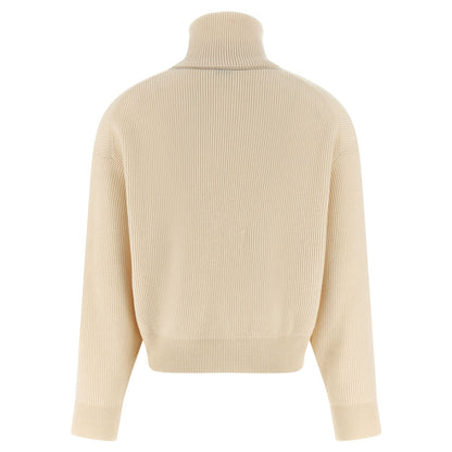 Brunello Cucinelli White Virgin Wool Cardigan