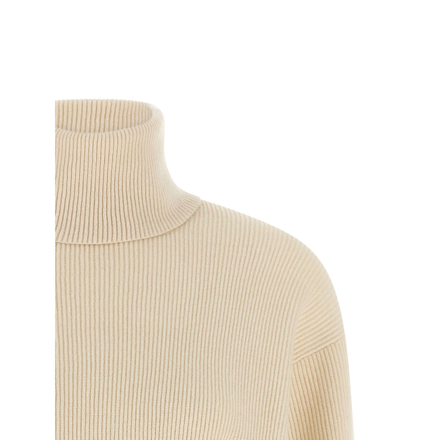 Brunello Cucinelli White Virgin Wool Cardigan