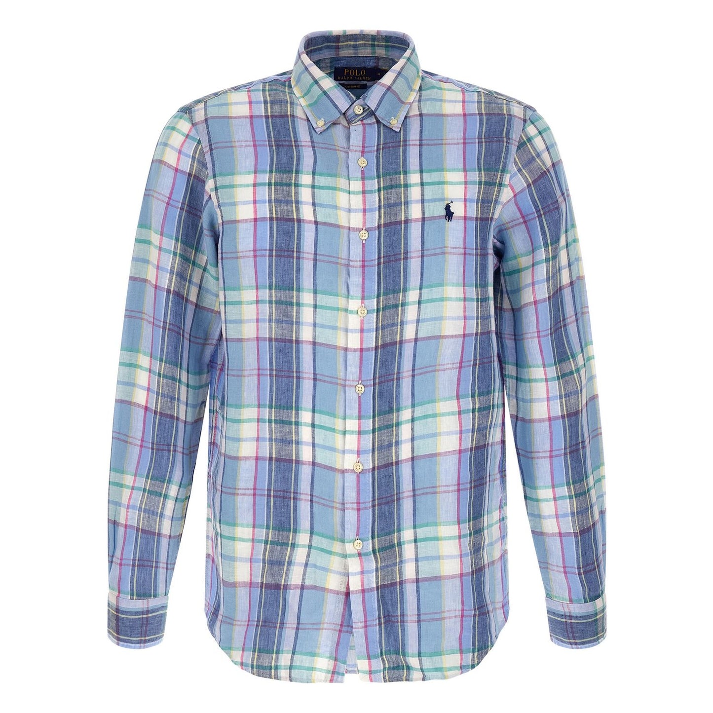 Polo Ralph Lauren Blue Linen Blouse