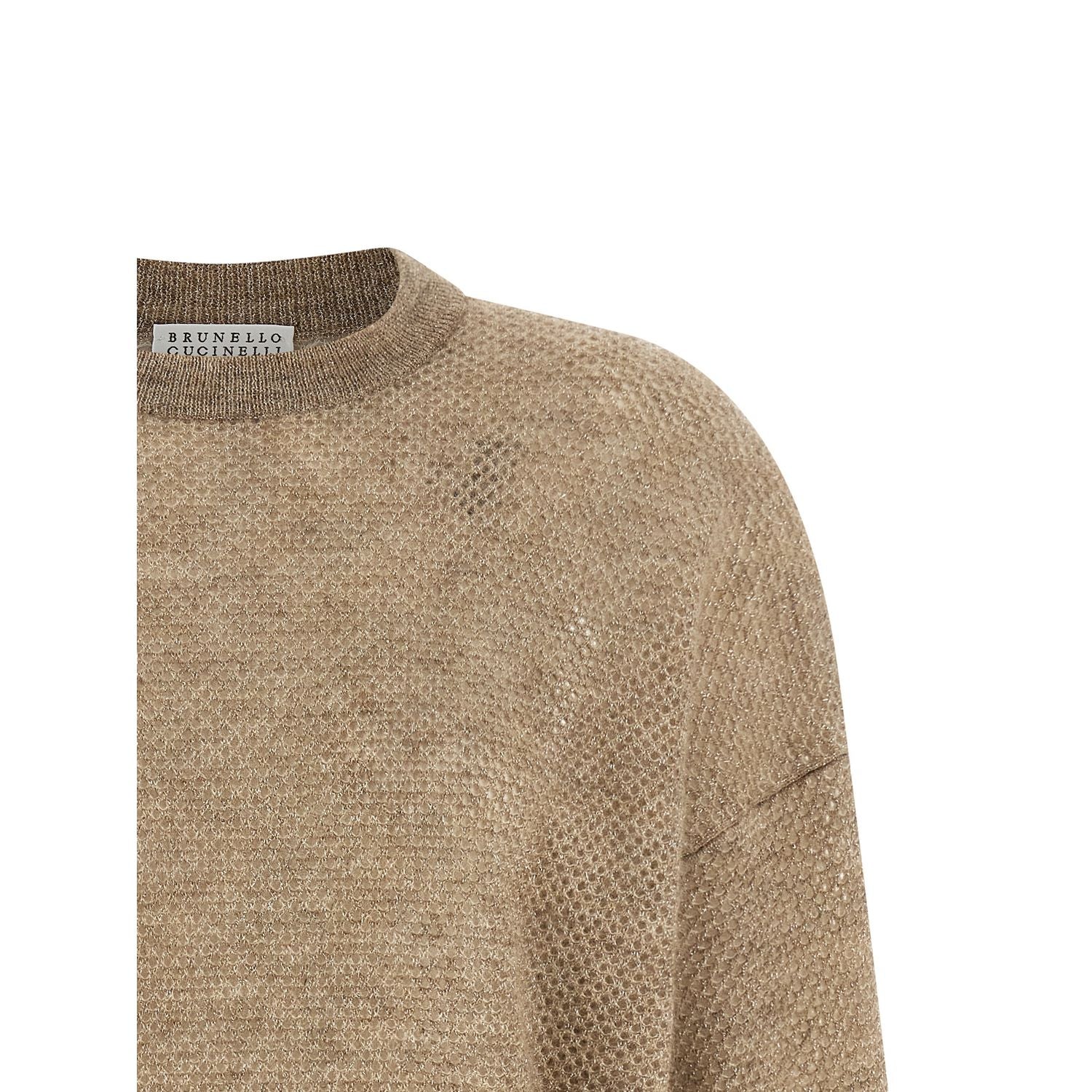 Brunello Cucinelli Beige Wool Cardigan