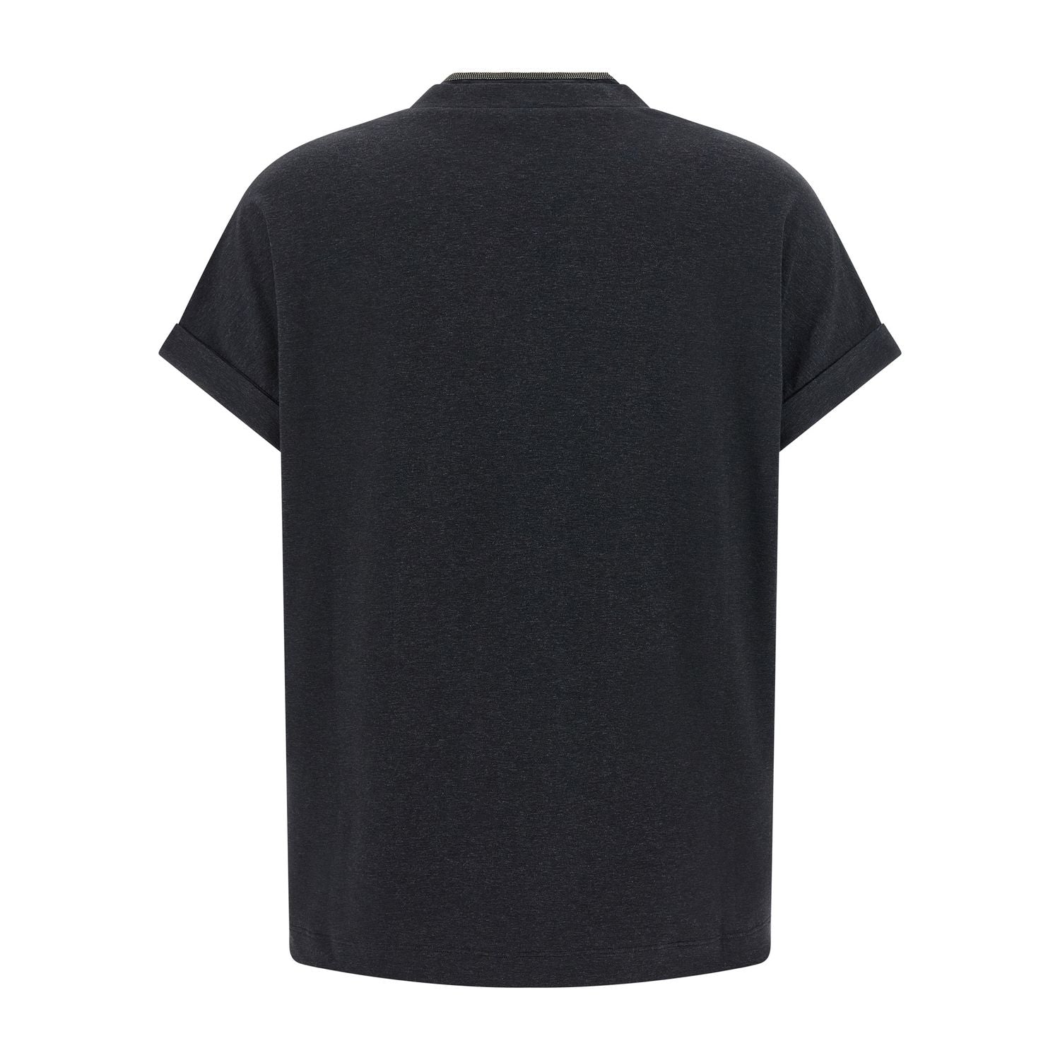 Brunello Cucinelli Gray Cotton T-Shirt