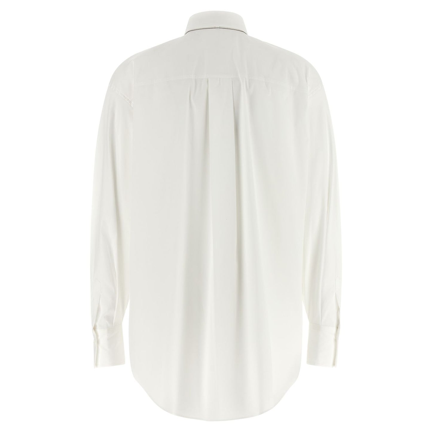 Brunello Cucinelli White Cotton Blouse