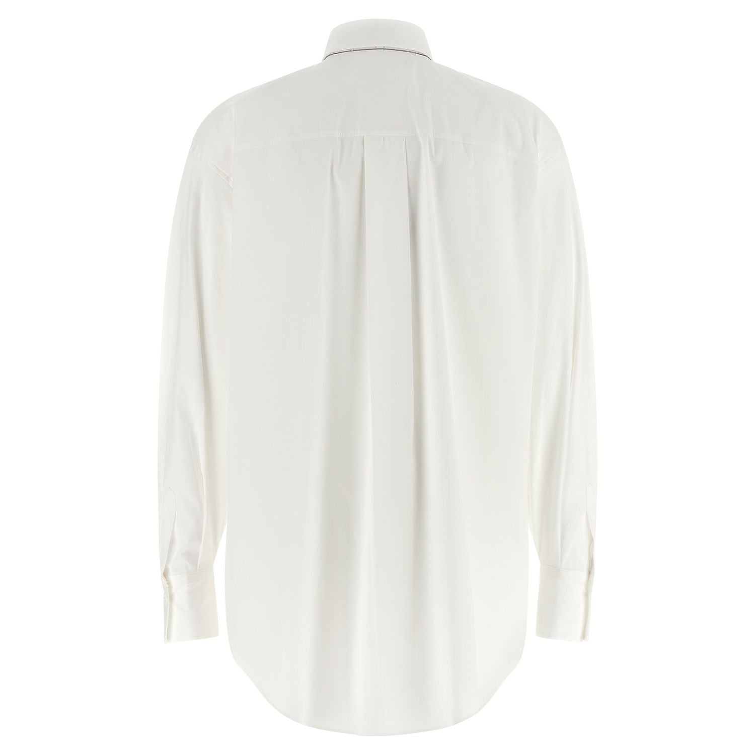 Brunello Cucinelli White Cotton Blouse