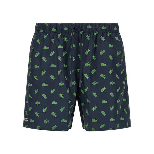 Lacoste Blue Polyester Swim Shorts