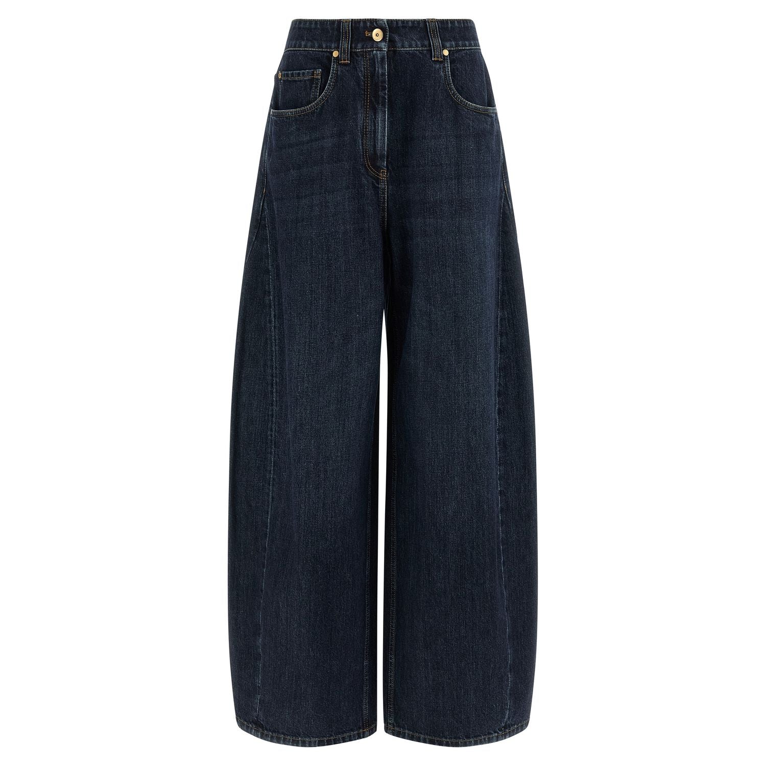 Brunello Cucinelli Blue Cotton Jeans Denim