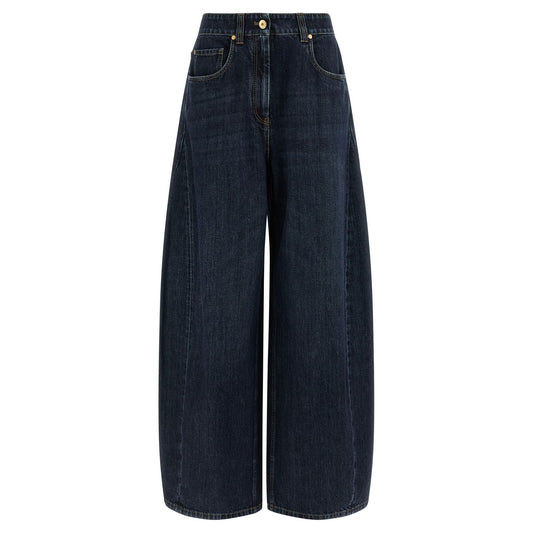 Brunello Cucinelli Blue Cotton Jeans Denim