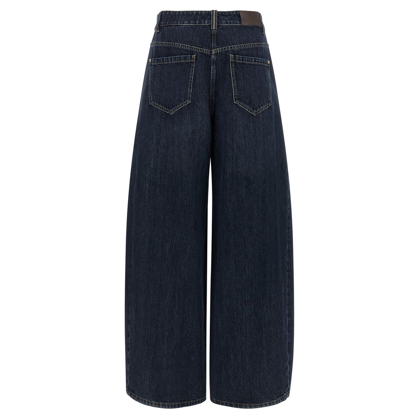Brunello Cucinelli Blue Cotton Jeans Denim
