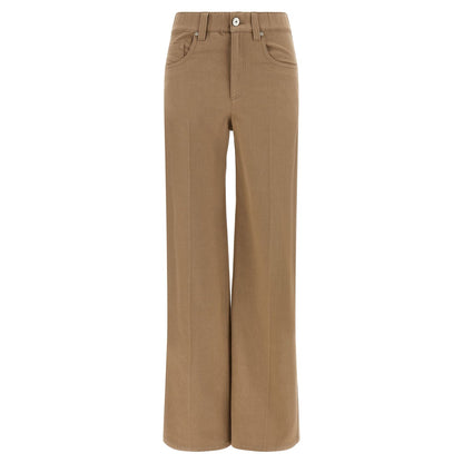Brunello Cucinelli Beige Cotton Jeans Denim