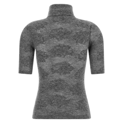 Brunello Cucinelli Gray Silk Cardigan