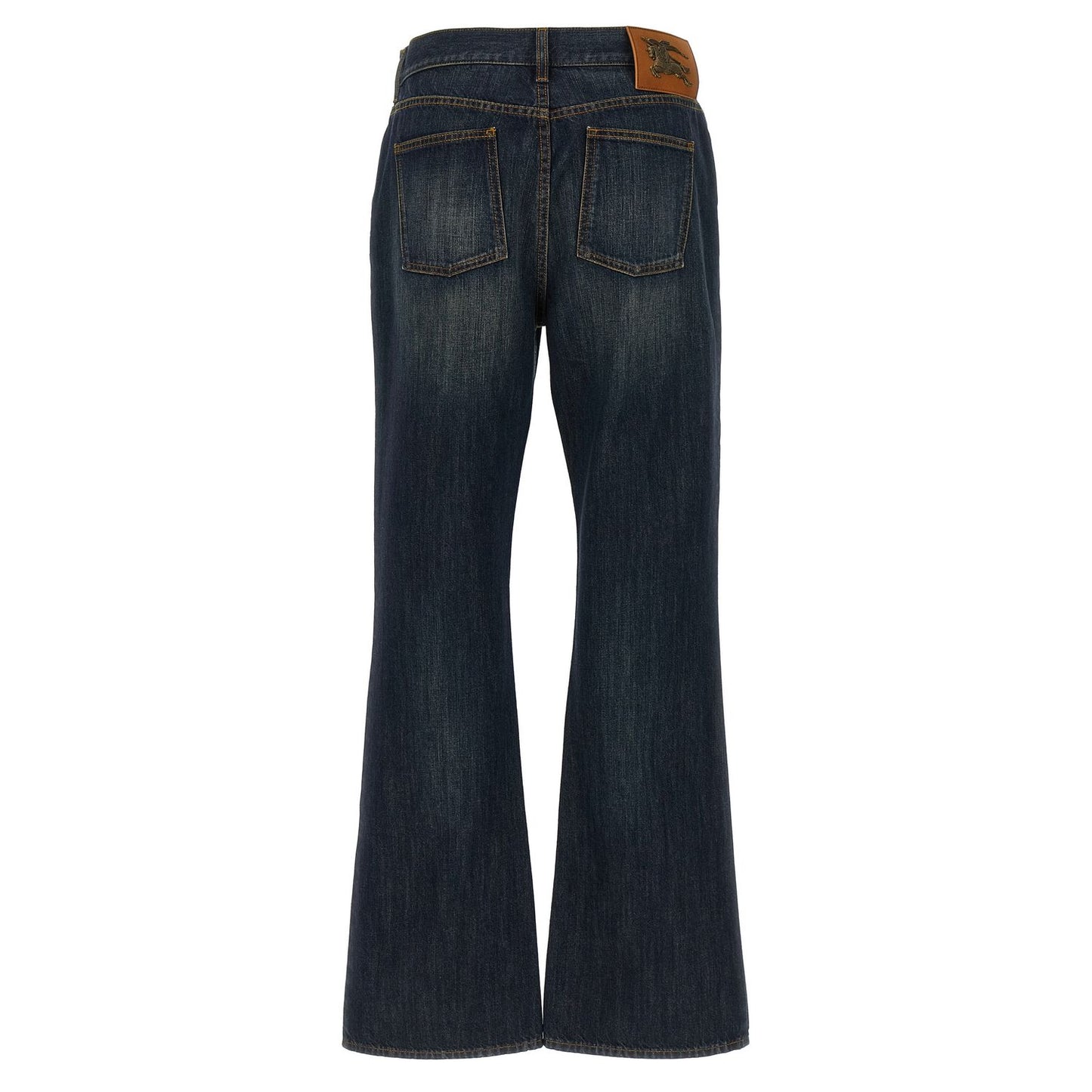 Burberry Blue Cotton Flared Jeans