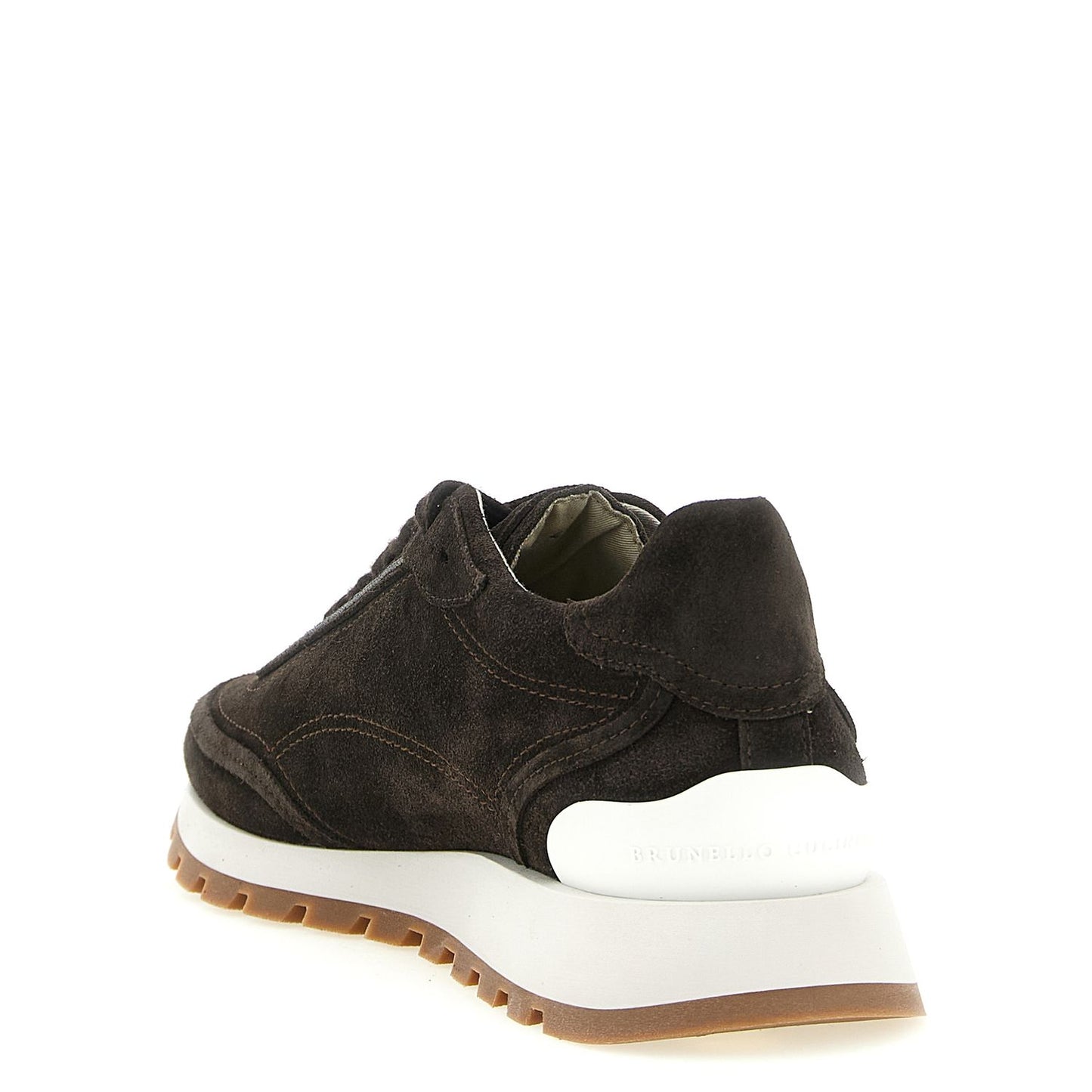 Brunello Cucinelli Brown Calfskin Sneakers
