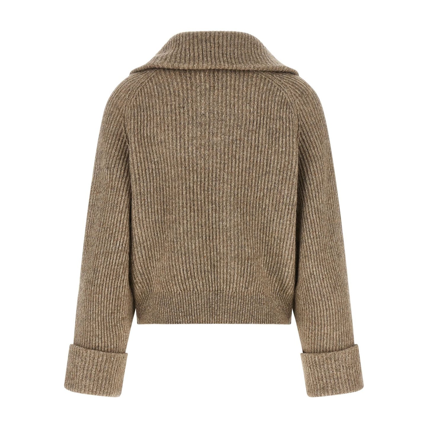 Brunello Cucinelli Beige Cashmere Cardigan