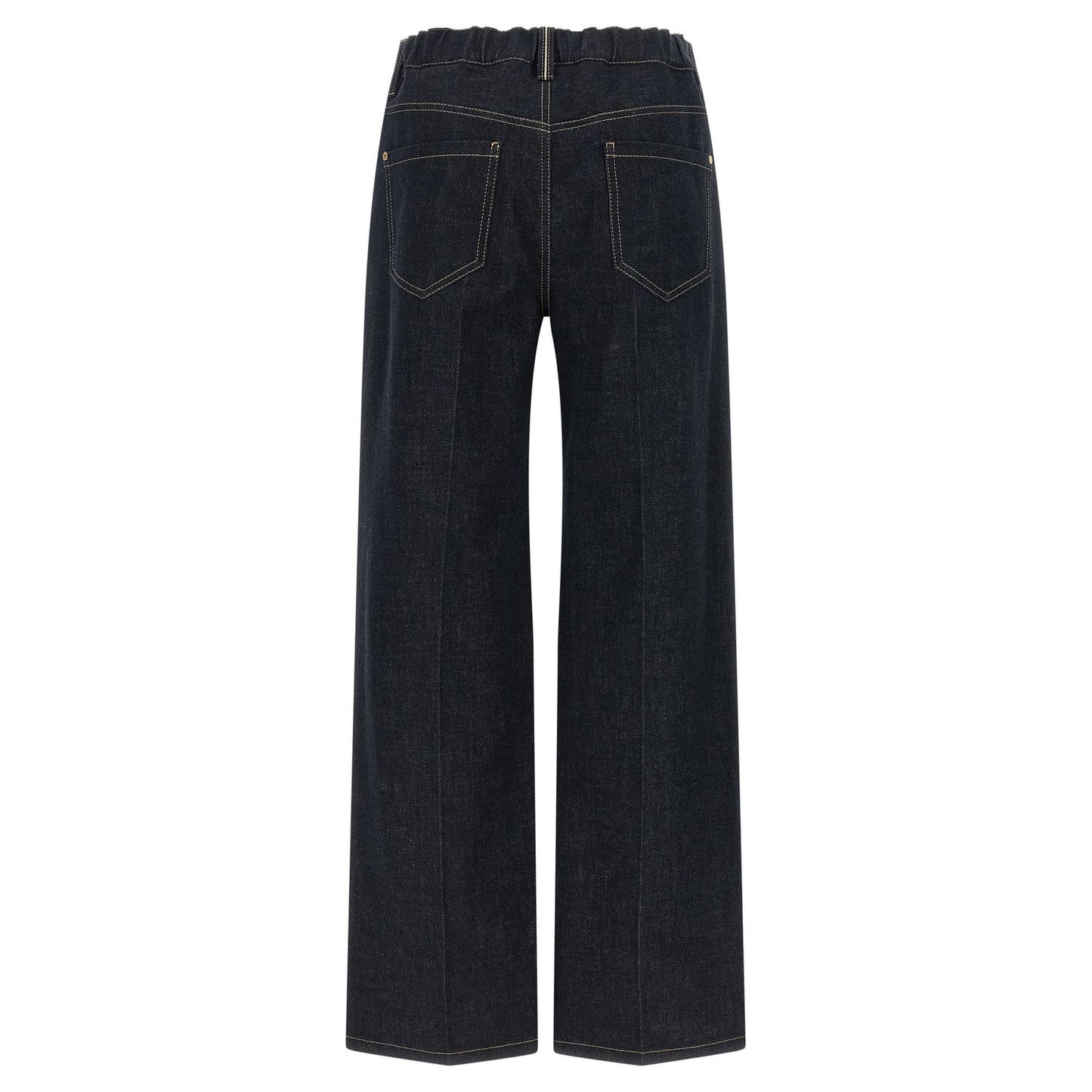 Brunello Cucinelli Blue Cotton Jeans Denim