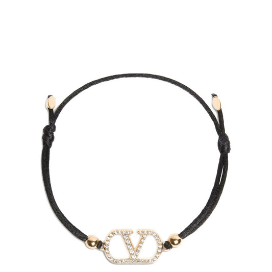 Valentino Garavani Black Polyester Bracelet