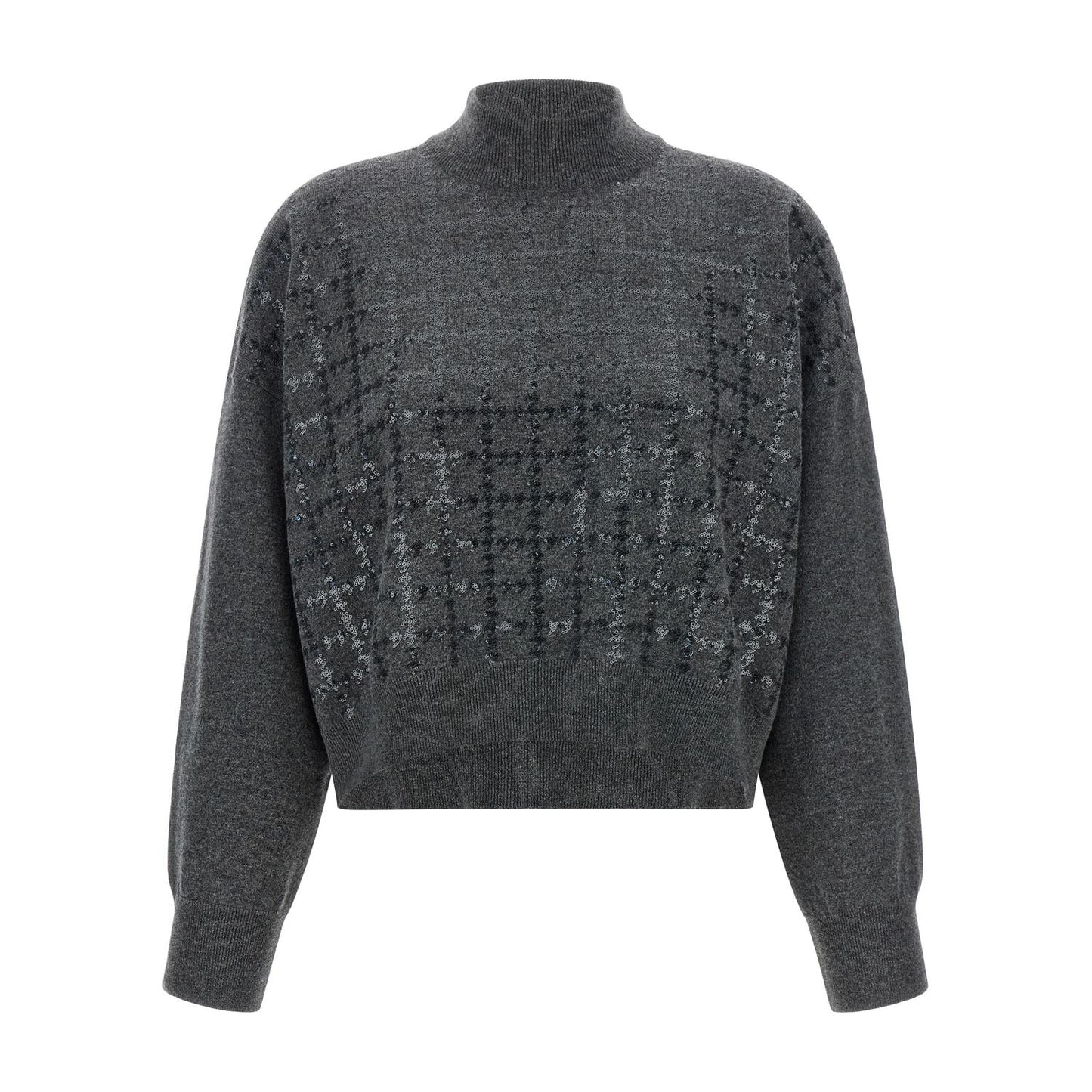 Brunello Cucinelli Gray Cashmere Cardigan