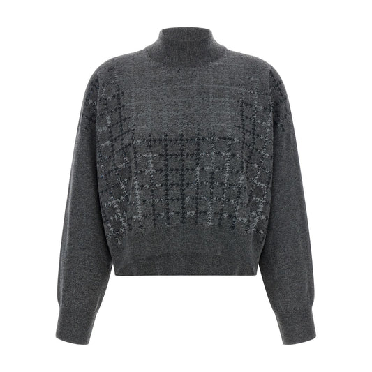 Brunello Cucinelli Gray Cashmere Cardigan