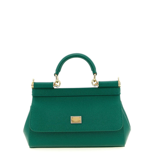 Dolce & Gabbana Bicolor Calfskin Handbag