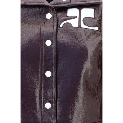 Courrèges Bordeaux Cotton Jacket