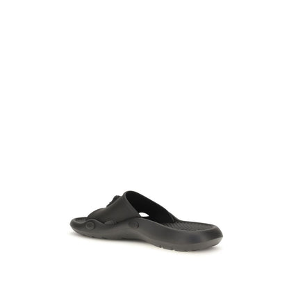 Versace Black Rubber Sandals