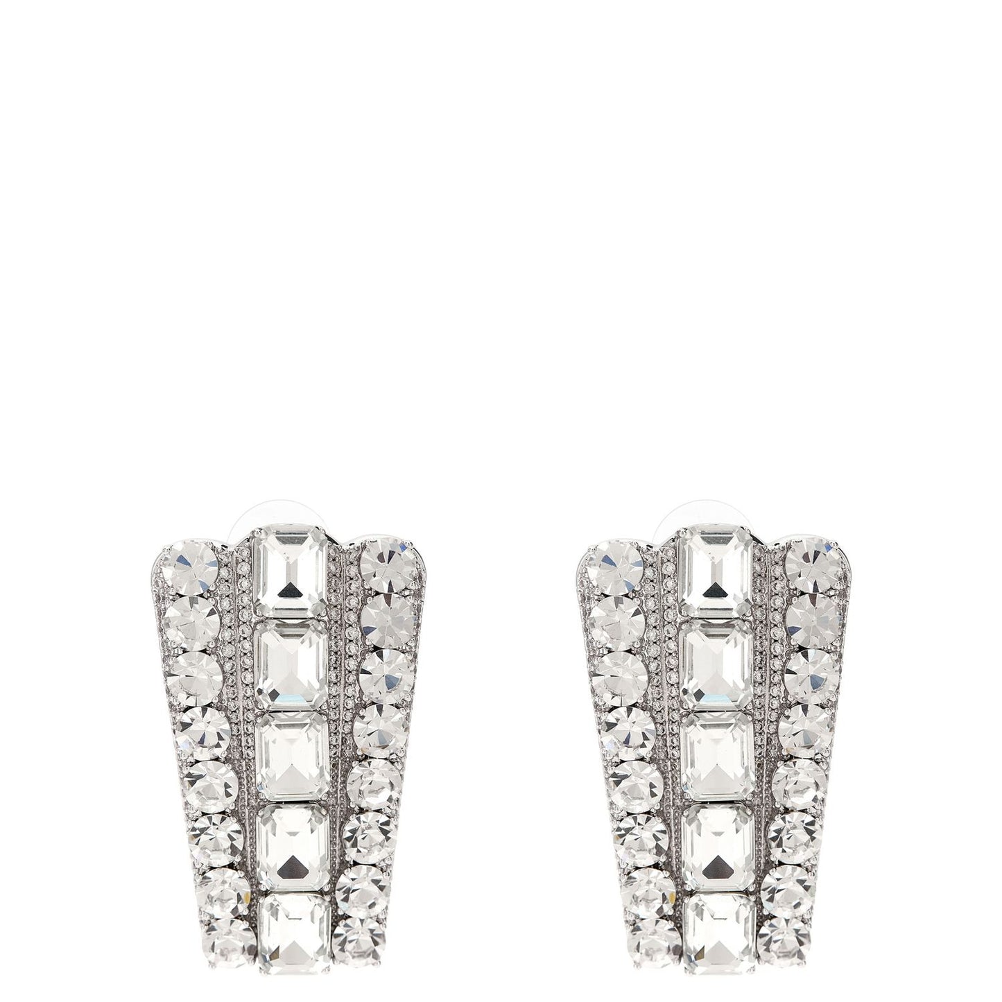 Self-Portrait Silver Cotton Earrings