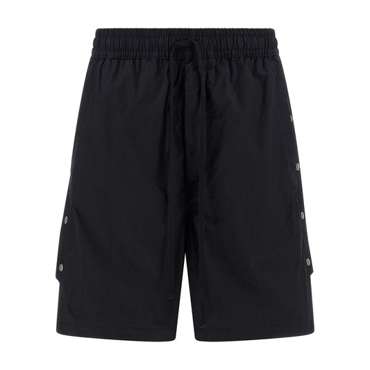 Thom Krom Black Cotton Bermuda Shorts