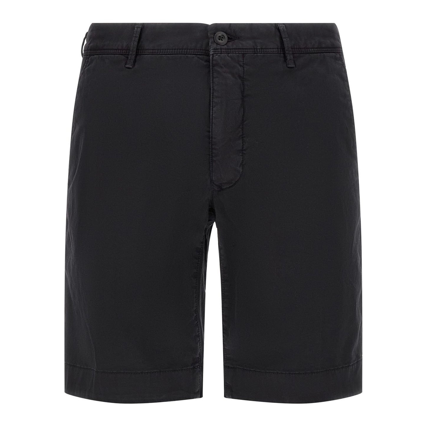 Incotex Blue Cotton Bermuda Shorts