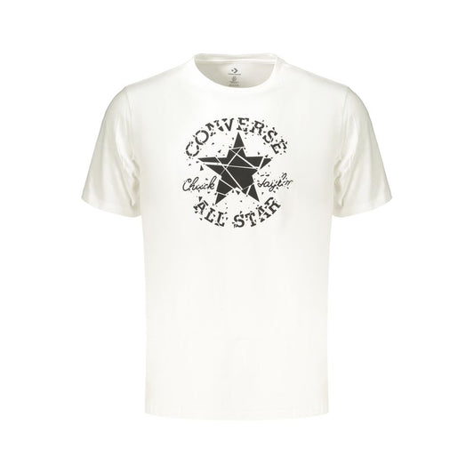 Converse White Cotton Men's T-Shirt