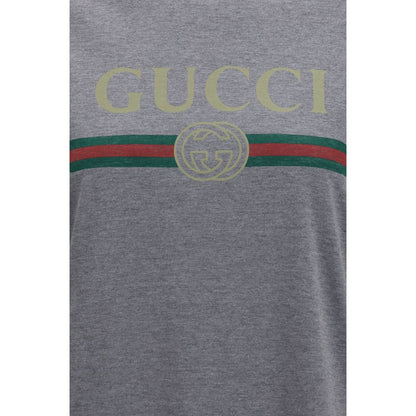 Gucci Gray Cotton T-Shirt