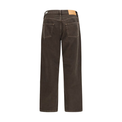 Sunflower Brown Cotton Relaxed Fit Jeans