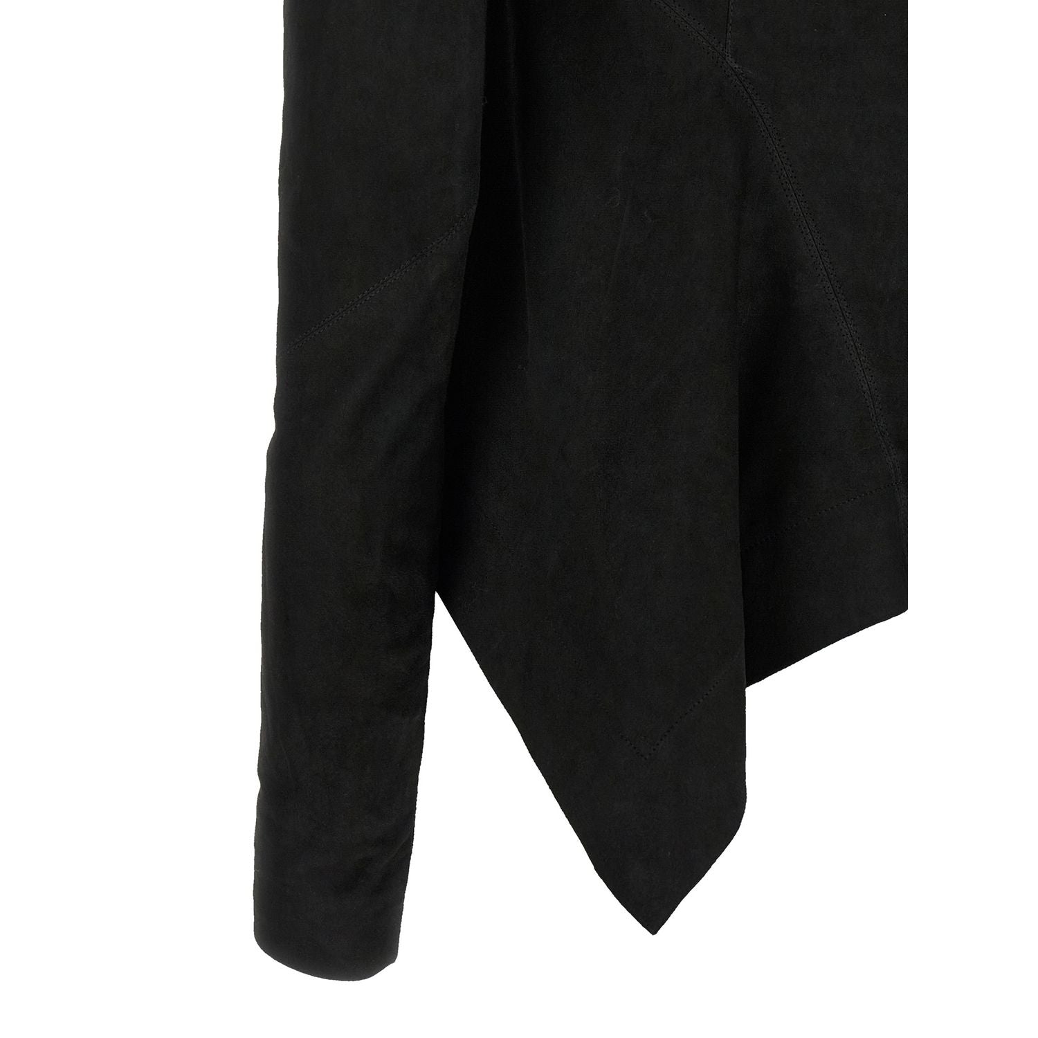 Rick Owens Black Lamb Leather Leather Jacket