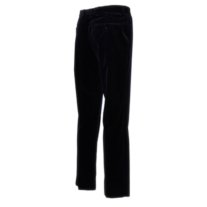 Gucci Blue Cotton Casual Pants